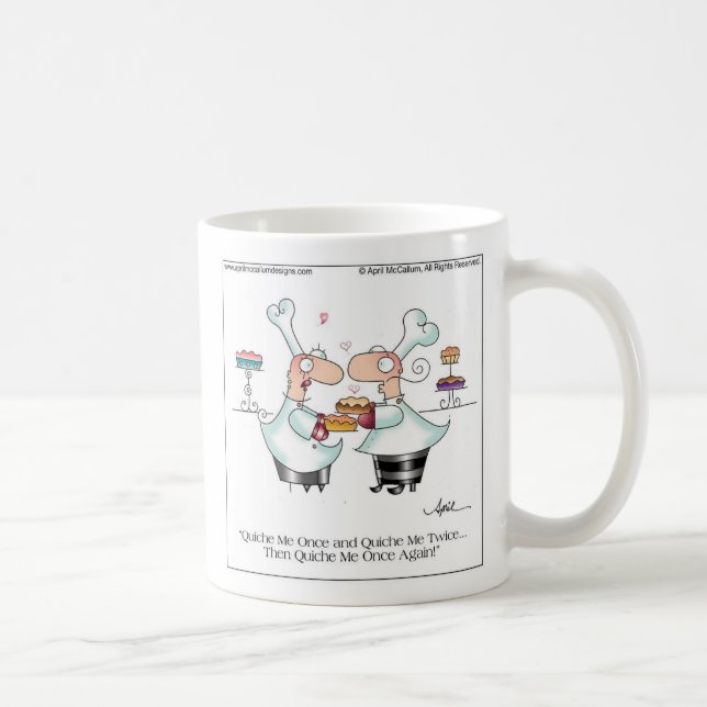 QUICHE JE ! Grande tasse avant avril McCallum (Droite)
