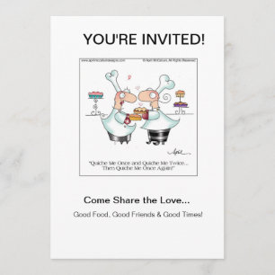 QUICHE ME! Invitations by April McCallum