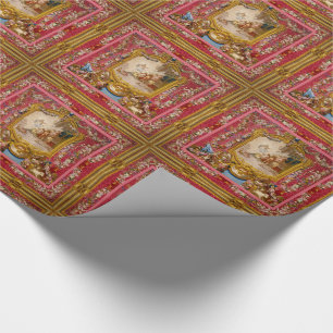 Quichotte Baroque Old World  Glossy Wrapping Paper