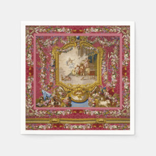 Quichotte Girly Baroque Old World French Classic Napkin