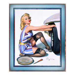 Quick Change by Gil Elvgren Photo Print