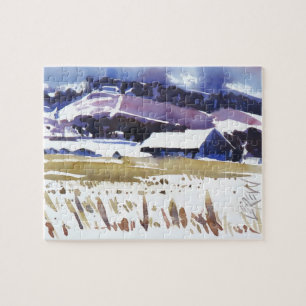 Quick Freeze Painting / Artist Larry Lerew Jigsaw Puzzle