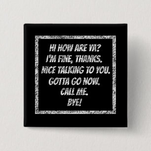 Quick Greetings 2 Inch Square Button