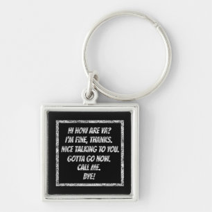 Quick Greetings Keychain