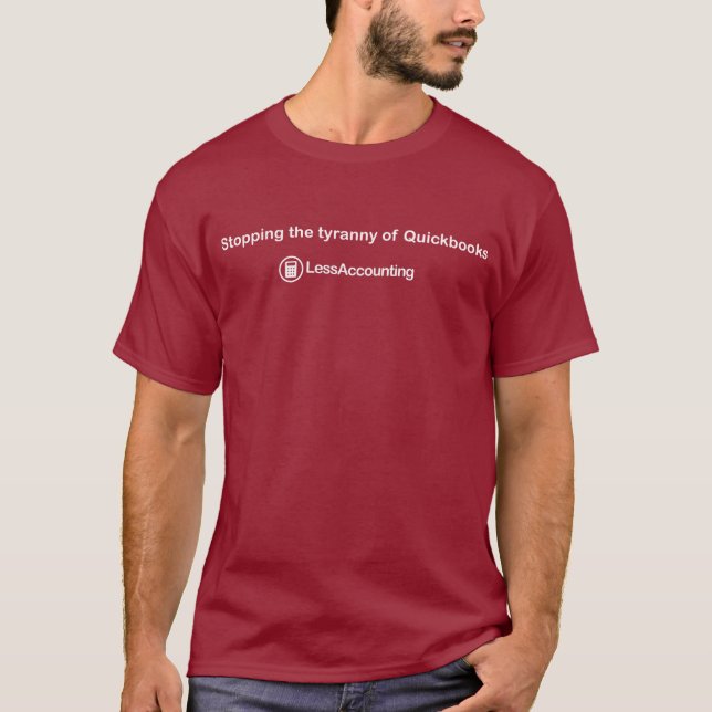 Quickbooks Suck2 T-Shirt (Front)