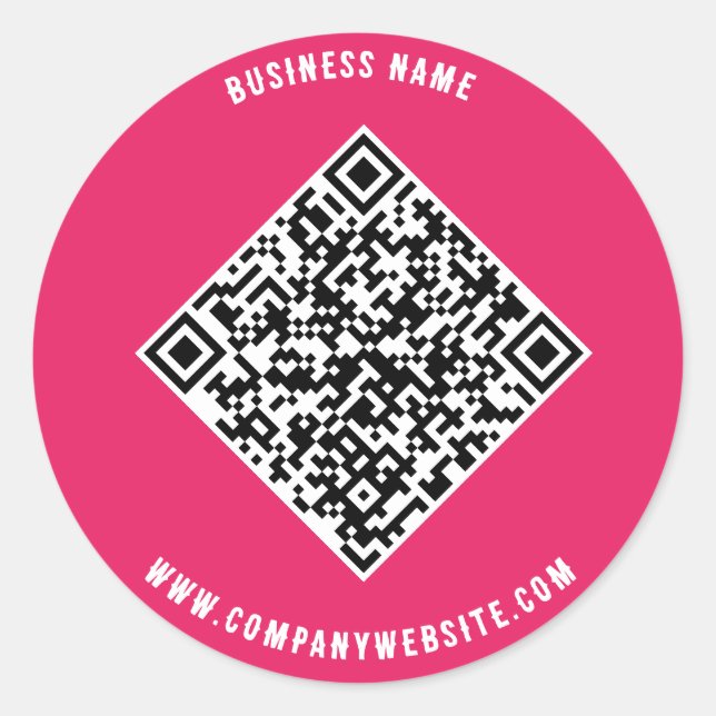 QuickConnect: Business QR Code Sticker (Front)
