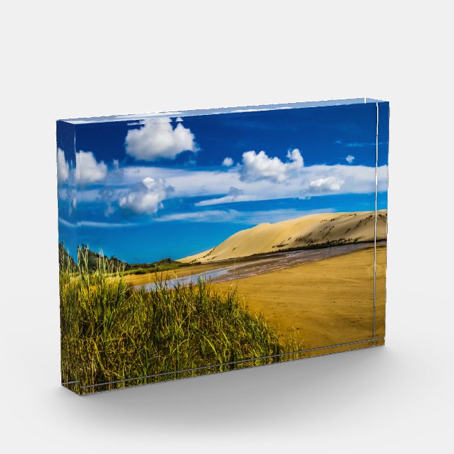 Quicksand stream near 90-Mile Beach, New Zealand Photo Block (Left)