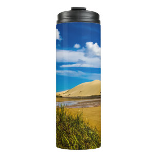 Quicksand stream near 90-Mile Beach, New Zealand Thermal Tumbler