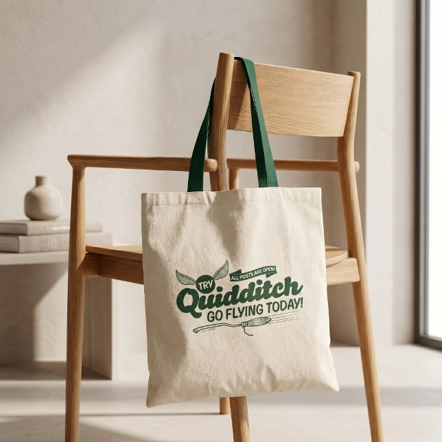 QUIDDITCH™ Recruitment Poster Tote Bag (Creator Uploaded)