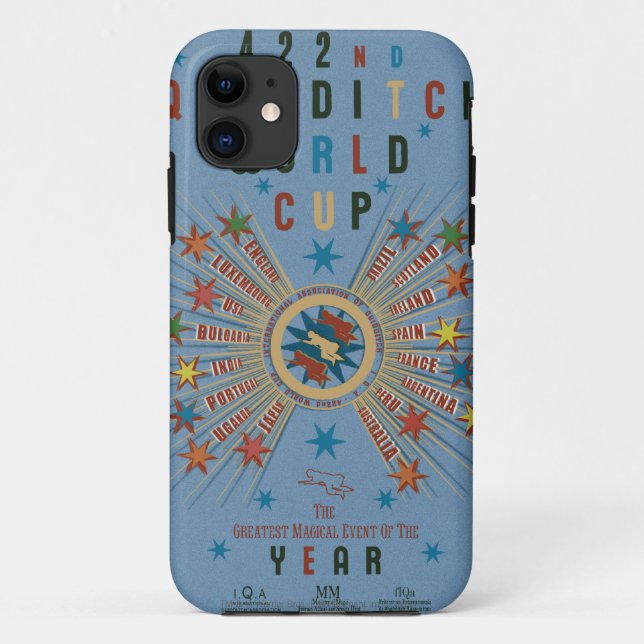 QUIDDITCH™ World Cup Blue Case-Mate iPhone Case (Back)