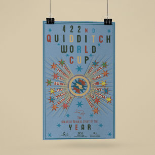 QUIDDITCH™ World Cup Blue Poster
