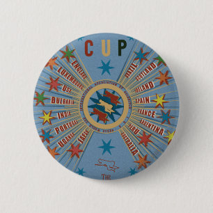 QUIDDITCH™ World Cup Blue Poster 2 Inch Round Button