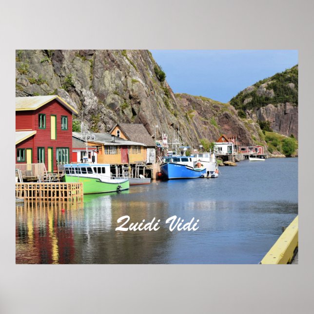 Quidi Vidi, Newfoundland and Labrador Poster (Front)