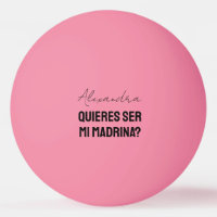 Quieres Ser Mi Madrina Godparent Proposal Player