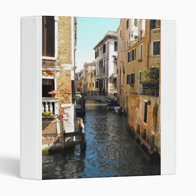 Quiet canal in Venice Binder (Front/Spine)