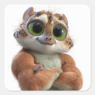 Quiet Confidence Square Sticker