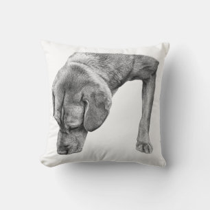 Quiet Corner, Nose Down Throw Pillow