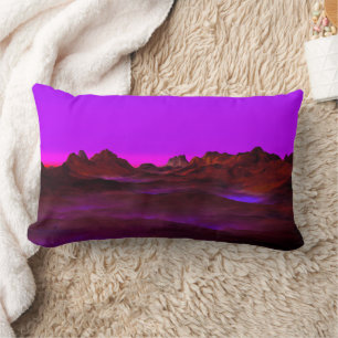 Quiet Desert Evening Lumbar Pillow