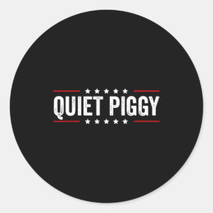 Quiet Ggy  Classic Round Sticker