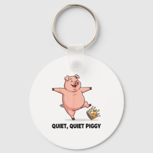 Quiet Ggy Funny Litical Meme Anti-trump Design  Keychain