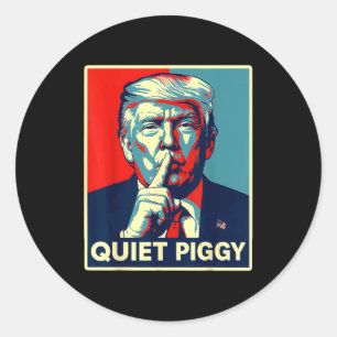 Quiet Ggy Tees Funny Quiet Ggy  Classic Round Sticker