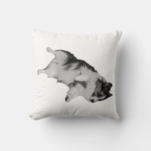 Quiet Happiness Throw Pillow