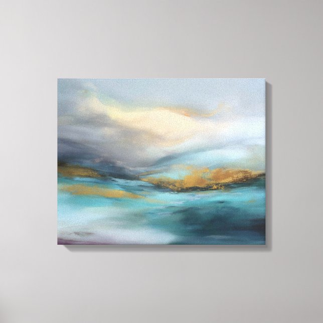 Quiet Horizon in Motion Canvas Print (Front)