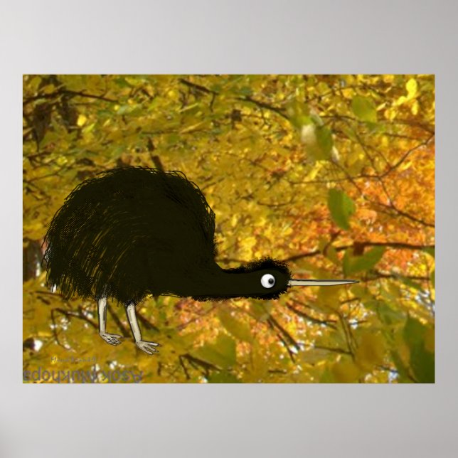 Quiet Kiwi Poster (Front)