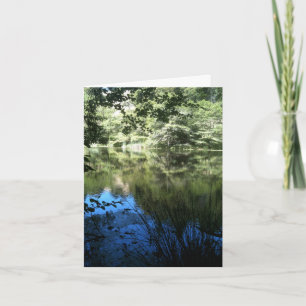 Quiet Lake Personalized Greeting Card