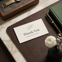 Quiet Luxury Client Thank You Stationery