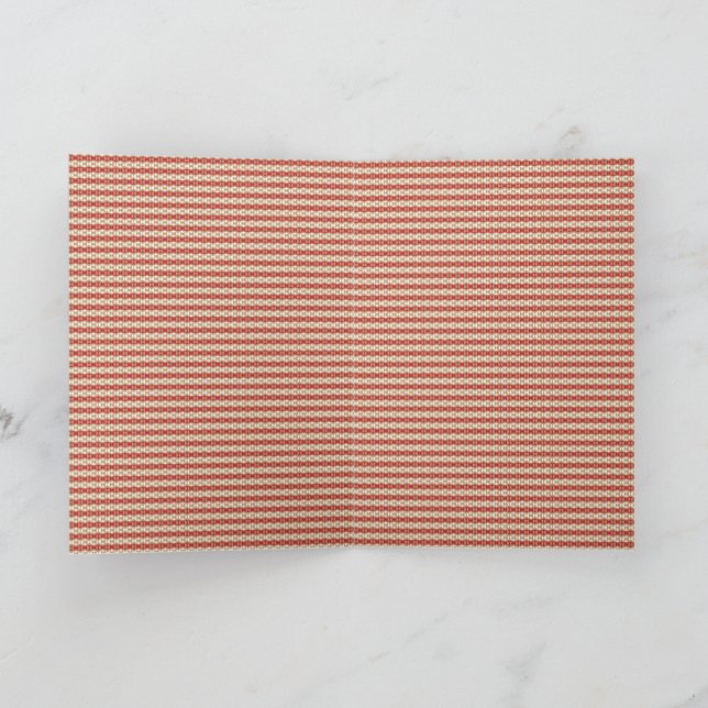 Quiet Luxury Designer Pattern Tote Bag Thank You Card (Inside)