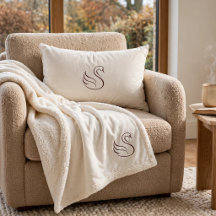Quiet Luxury Minimalist Swan Lumbar Pillow | Aesth