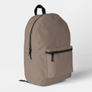 Quiet Luxury Taupe Personalized Backpack