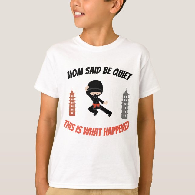 Quiet Ninja T-Shirt (Front)