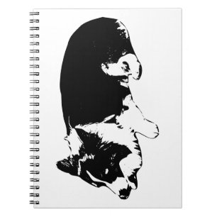 quiet paw notes, corgi notebook
