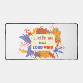 Quiet Person With Loud Mind blue yellow