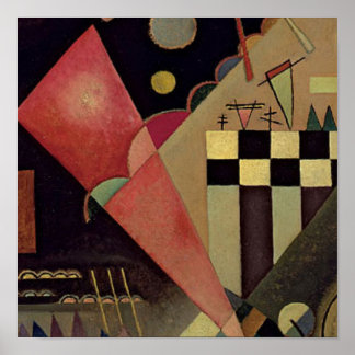 Quiet Pink Wassily Kandinsky Poster