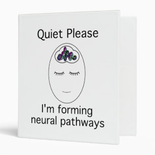 Quiet Please Neural Pathways Binder