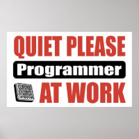 Quiet Please Programmer At Work