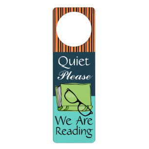 Quiet Please - Reading -  Door Hanger - SRF