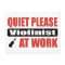 Quiet Please Violinist At Work