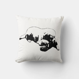Quiet Possession Throw Pillow