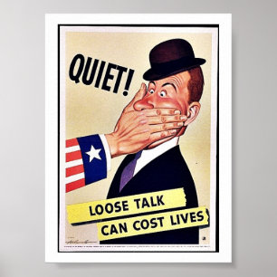 Quiet! Poster