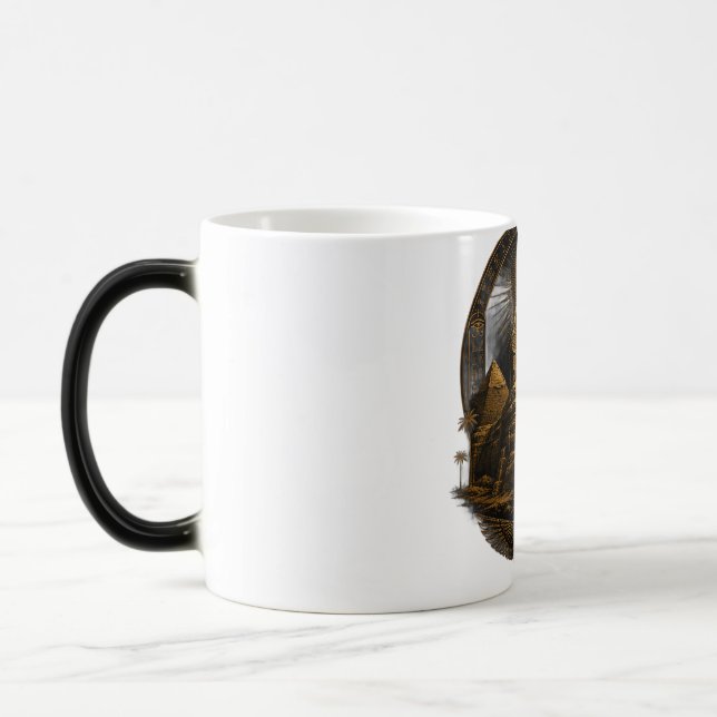 Quiet Power | Great Sphinx Egypt Design Magic Mug (Left)