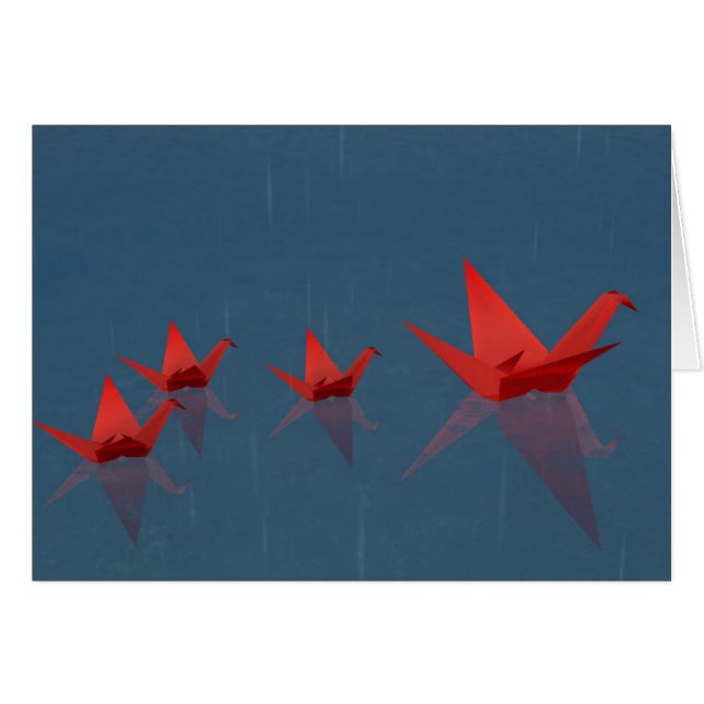 Quiet Rainy Day Card (Front Horizontal)