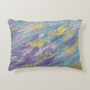 Quiet Reign Modern Art Accent Pillow