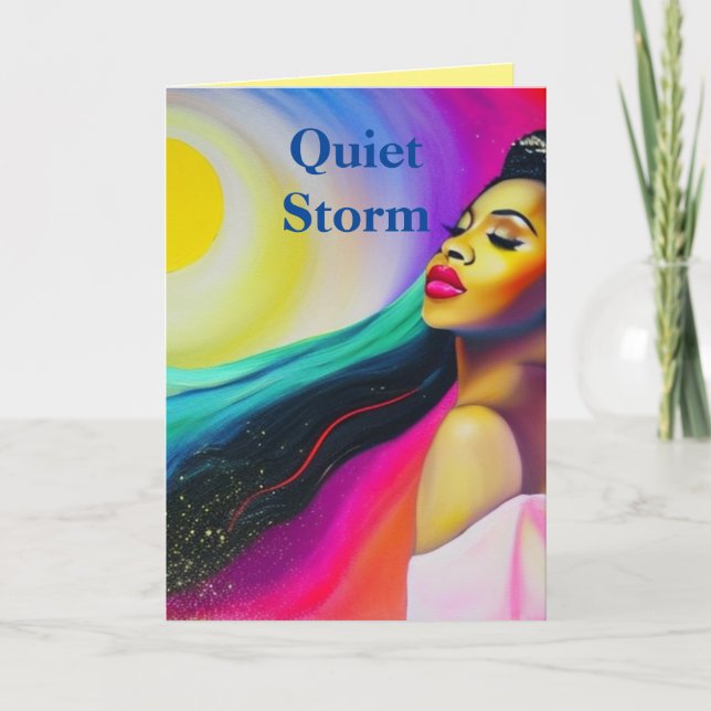 Quiet Storm Thank You Card (Front)