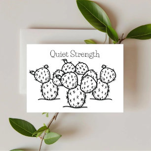 Quiet Strength – Desert Ink Encouragement Card
