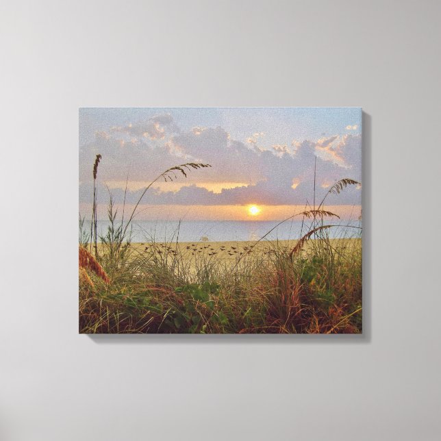 Quiet Sunset Canvas Print (Front)