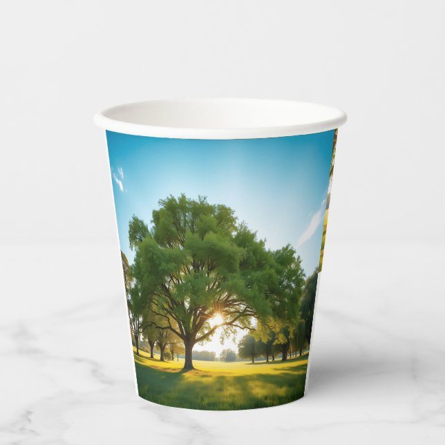 Quiet Time With a Big Tree  Paper Cups (Front)